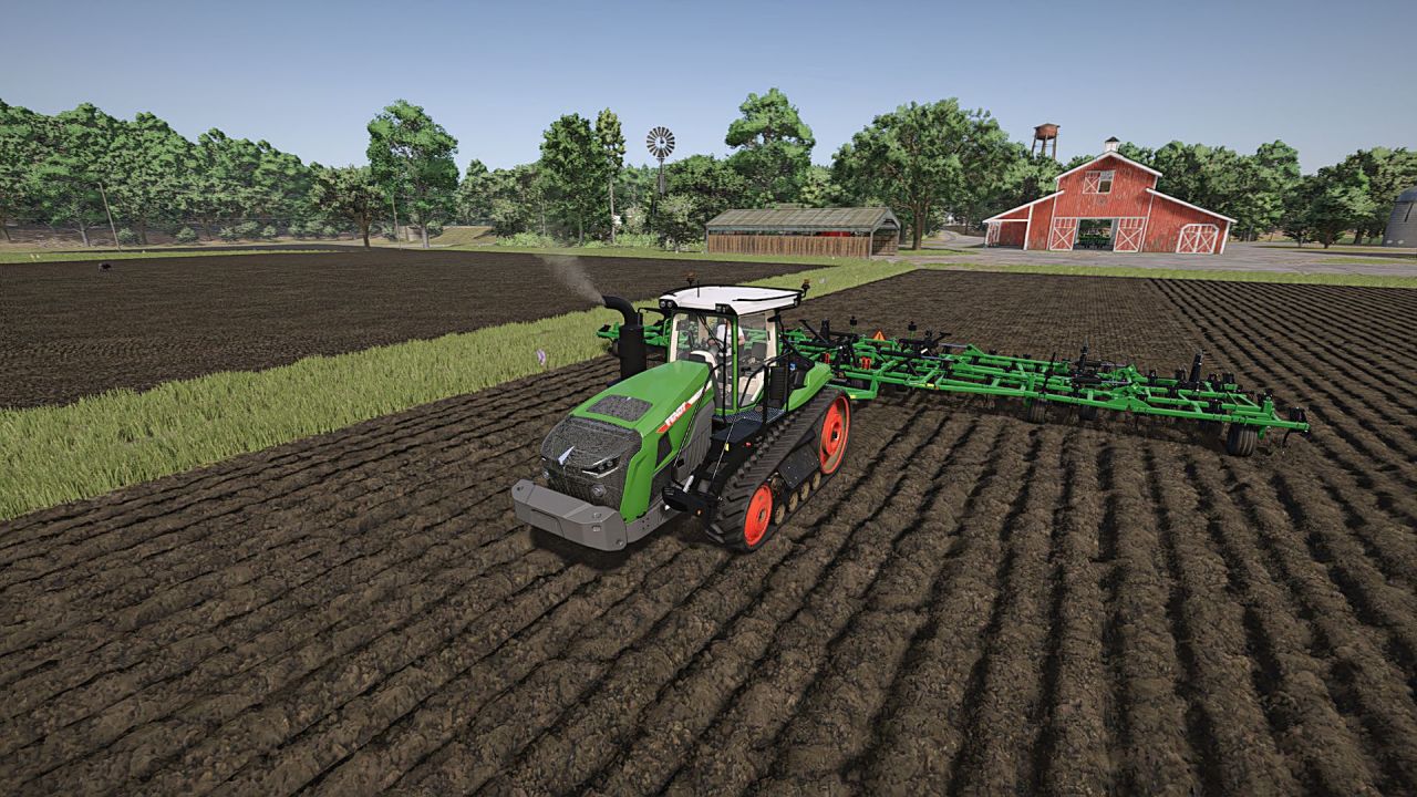 Pflügen mit Grubber für Farming Simulator 25