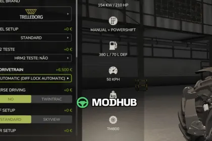 Реалістична система повного приводу 4×4 V1.5 для FS25