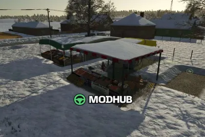 Platzierbarer Markt Placeable Market 2 für FS25