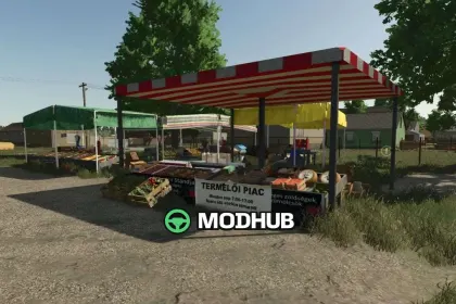 Розміщуваний ринок Placeable Market 2 для FS25 — 3