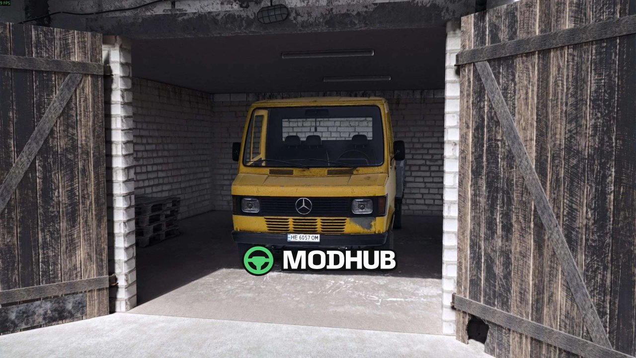 Мікроавтобус Mercedes-Benz 310 D для FS25