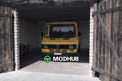 Мікроавтобус Mercedes-Benz 310 D для FS25 — 2