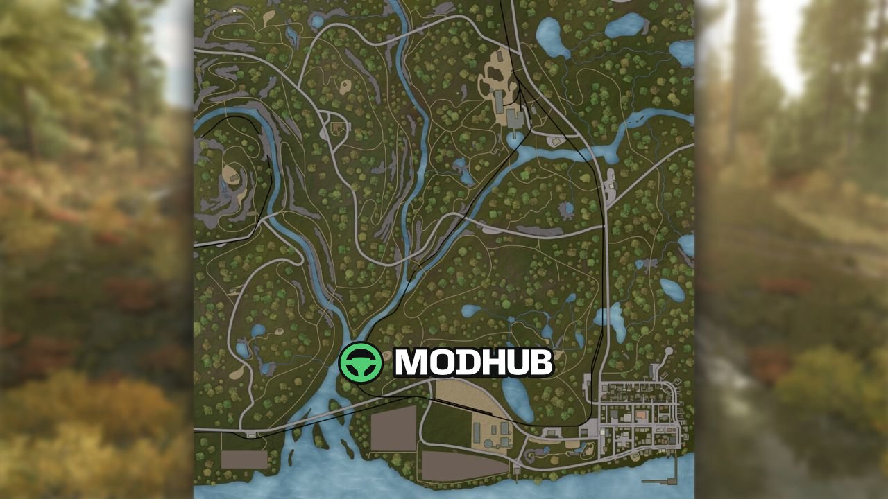 Карта Silverrun Forest v1.0.0.2 для FS25