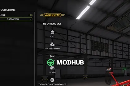 Мод «Оранка культиватором» V1.0 для FS25 — 2