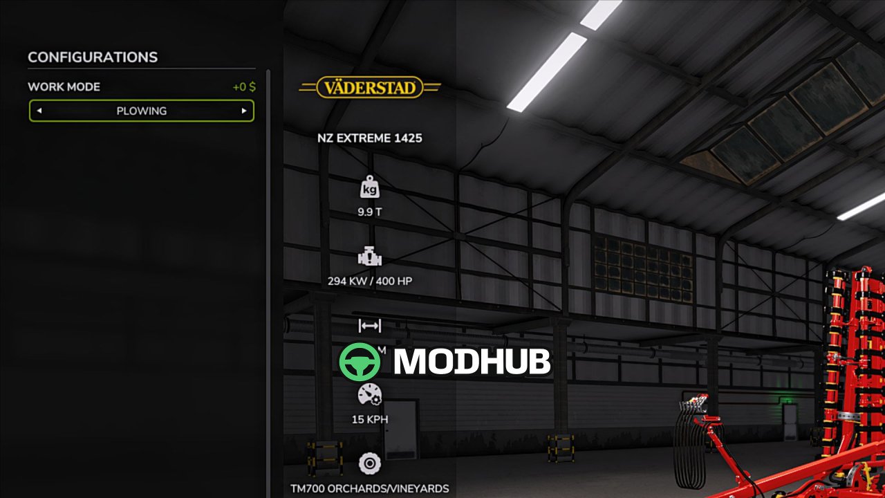 Мод «Оранка культиватором» V1.0 для FS25