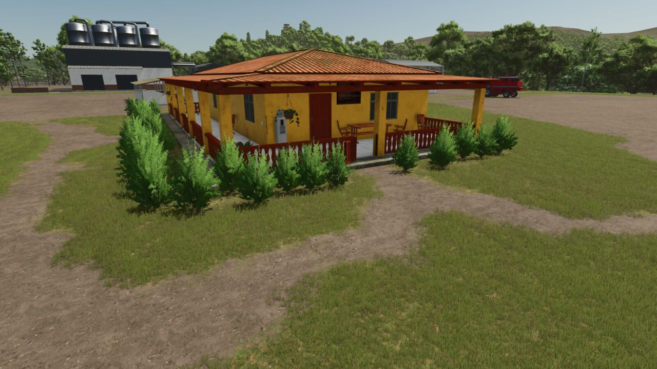Реалістичний Будинок House With Leaking Roof — Атмосфера Дощу у Farming Simulator 25