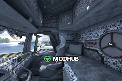 Interior MAN TGX Dutch Style v1.0 for ETS2 — 3