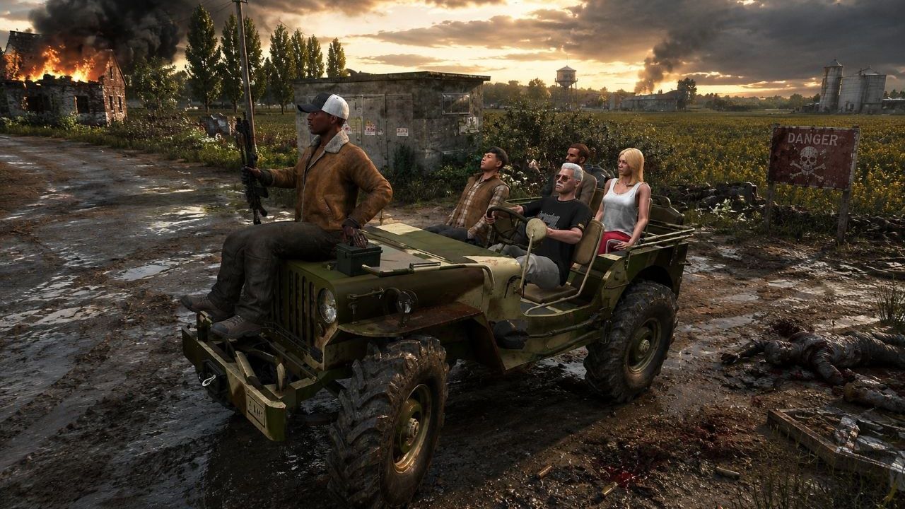 Армійський джип Army Jeep 400 HP 4x4 для Farming Simulator 25