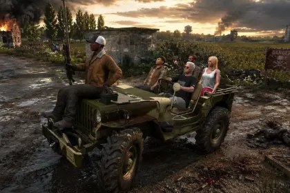 Армійський джип Army Jeep 400 HP 4x4 для Farming Simulator 25 — 4