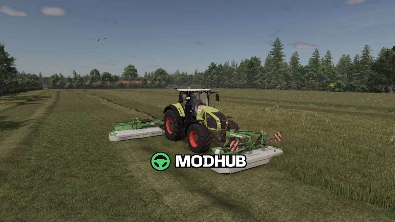 Об'єднувач валків Grass Windrow Merger v1.0 для FS25