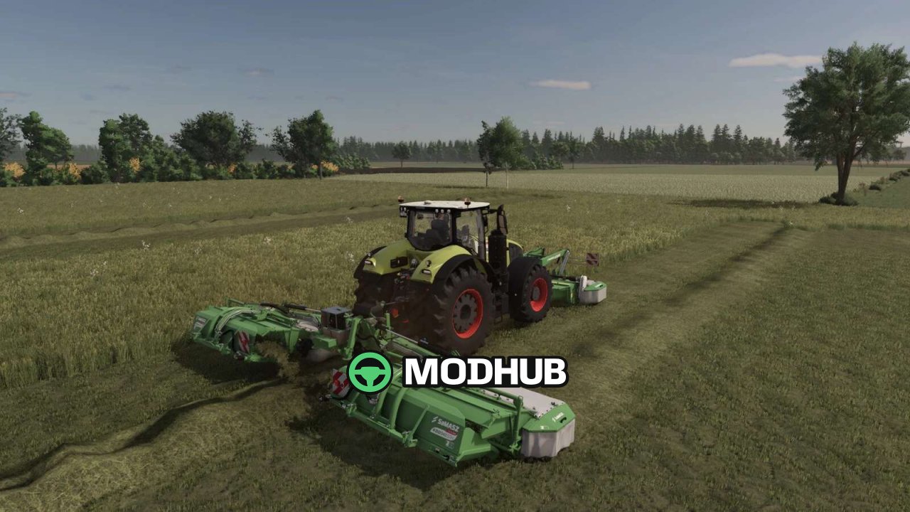Об'єднувач валків Grass Windrow Merger v1.0 для FS25