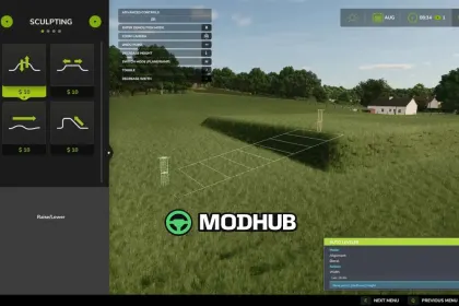 Інструмент Auto Leveler – Terraformer та схили v1.0 для FS25 — 2