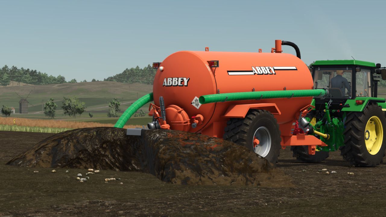 Розкидач гною Abbey 1600/2000 для Farming Simulator 25