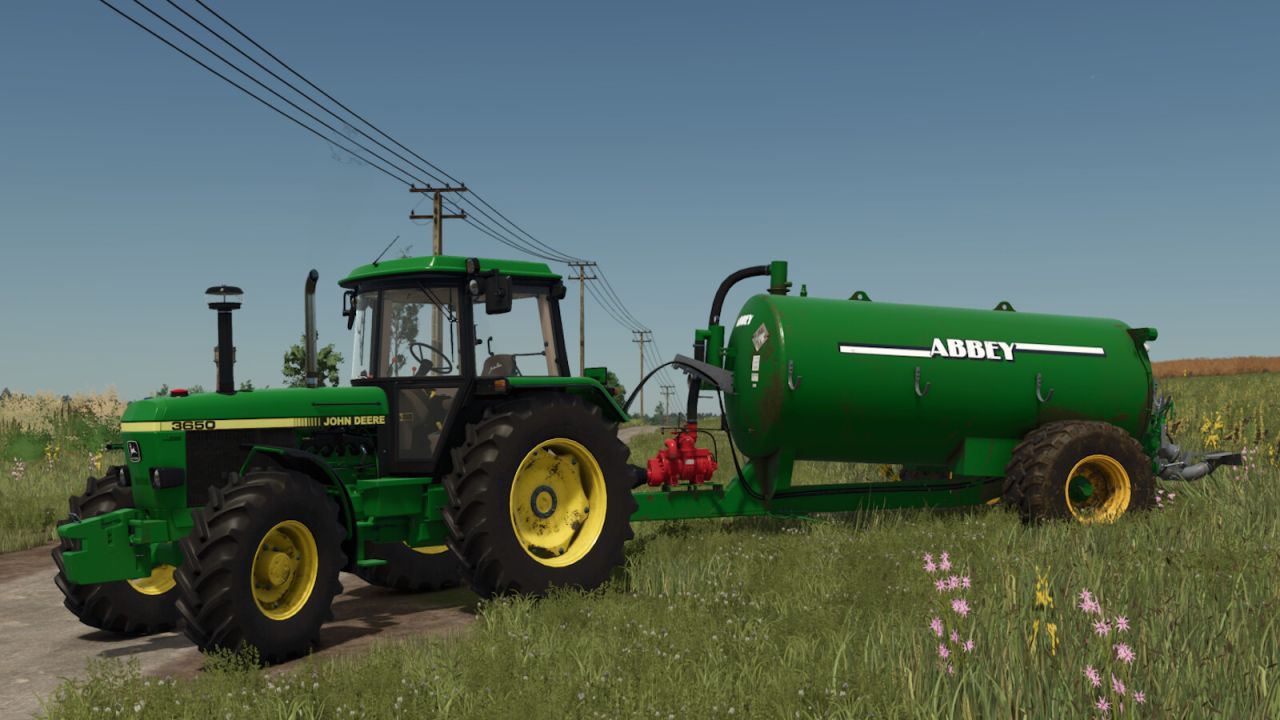 Розкидач гною Abbey 1600/2000 для Farming Simulator 25