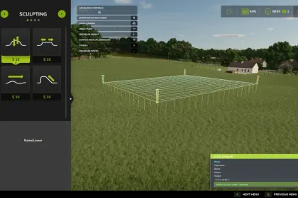Auto Leveler Landscaping Terraformer for Farming Simulator 25
