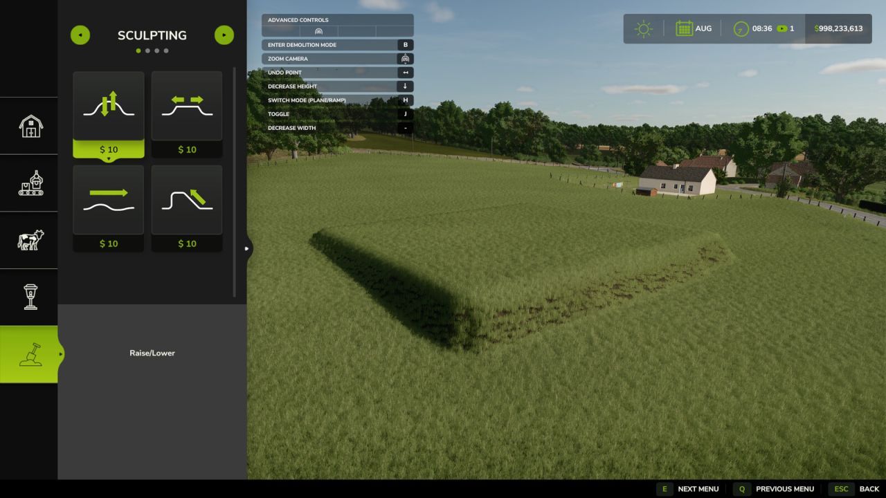 Auto Leveler Landscaping Terraformer for Farming Simulator 25