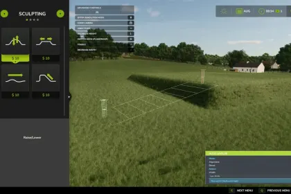 Auto Leveler Landscaping Terraformer for Farming Simulator 25 — 3