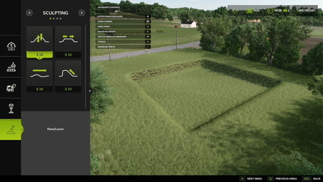 Auto Leveler Landscaping Terraformer for Farming Simulator 25