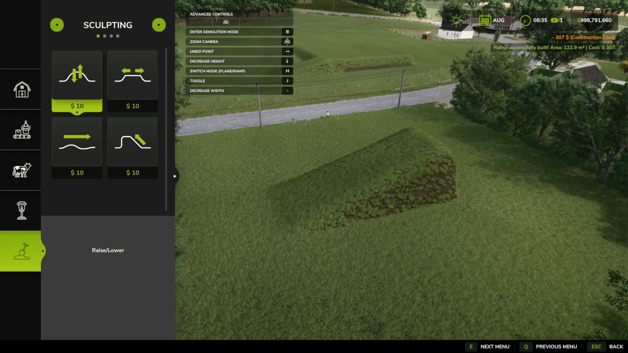Auto Leveler Landscaping Terraformer for Farming Simulator 25