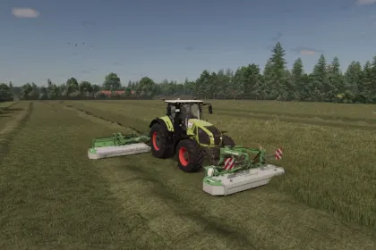 Grass Windrow Merger for Farming Simulator 25