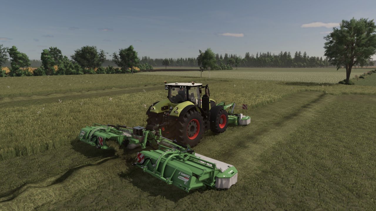 Об'єднувач валків Grass Windrow Merger для Farming Simulator 25
