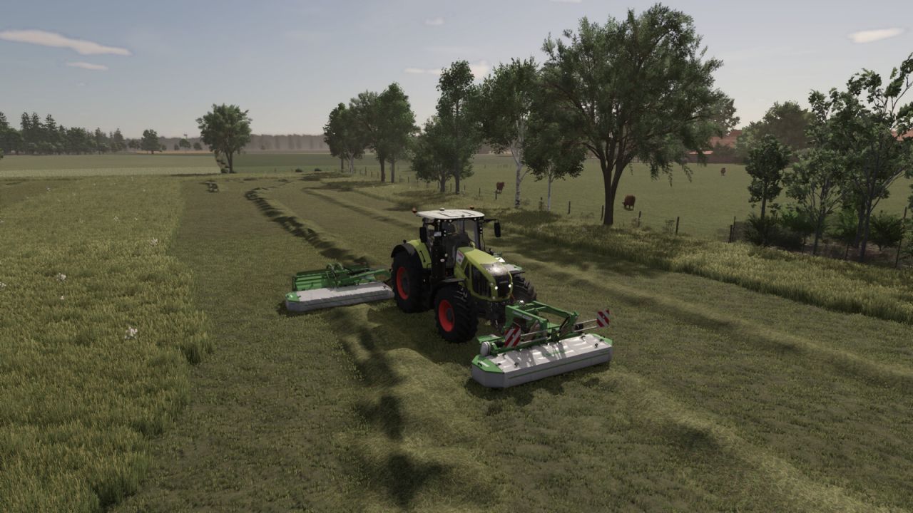 Об'єднувач валків Grass Windrow Merger для Farming Simulator 25