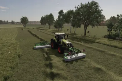 Об'єднувач валків Grass Windrow Merger для Farming Simulator 25 — 4