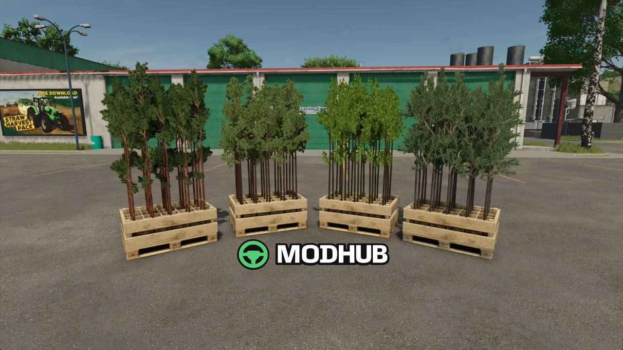 Мод Silverrun Trees V1.0.1 для FS25