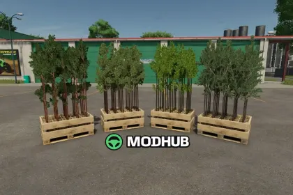 Мод Silverrun Trees V1.0.1 для FS25 — 2