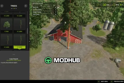 Мод Silverrun Trees V1.0.1 для FS25 — 4