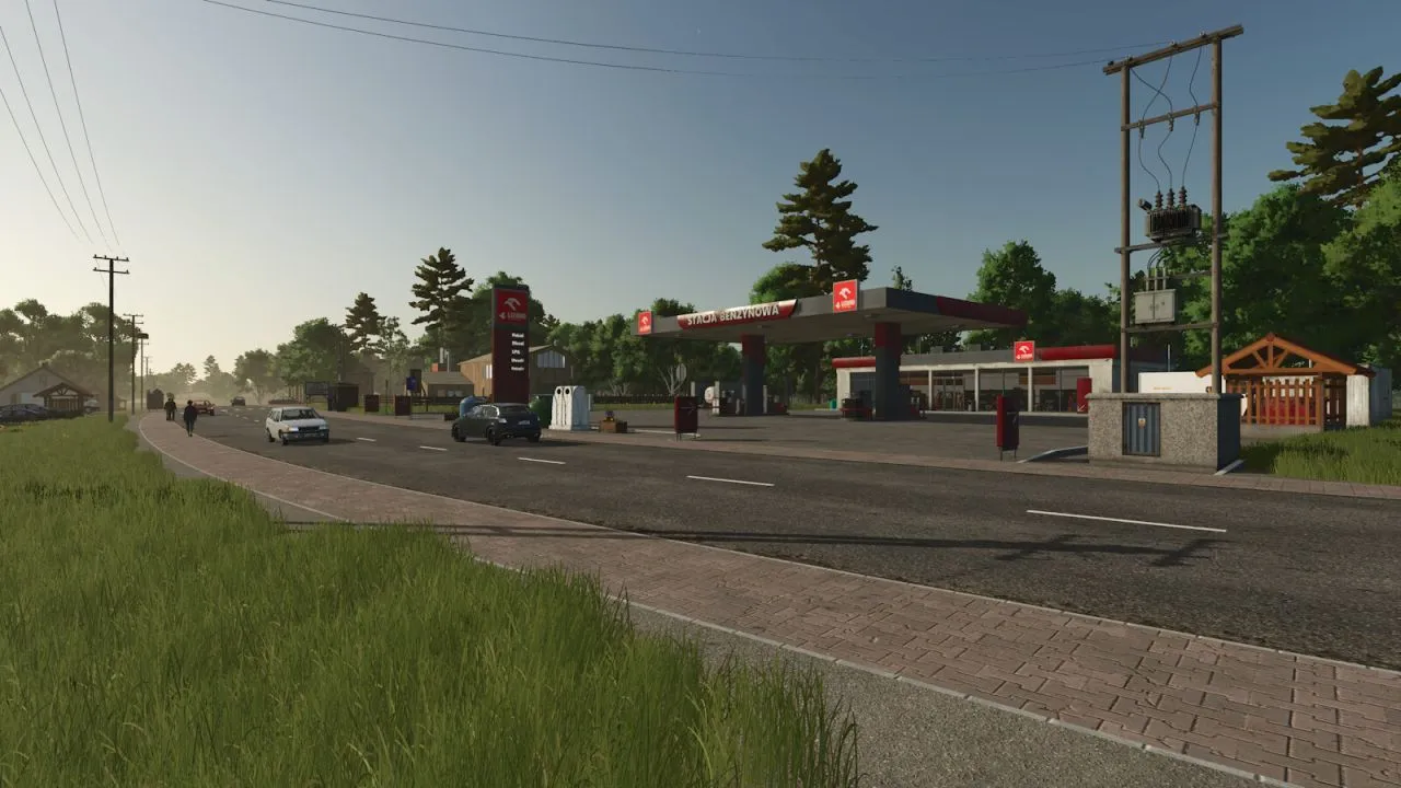 Нова Польська Карта Przybiernowko для Farming Simulator 25 — Молочна Ферма та Теплиці