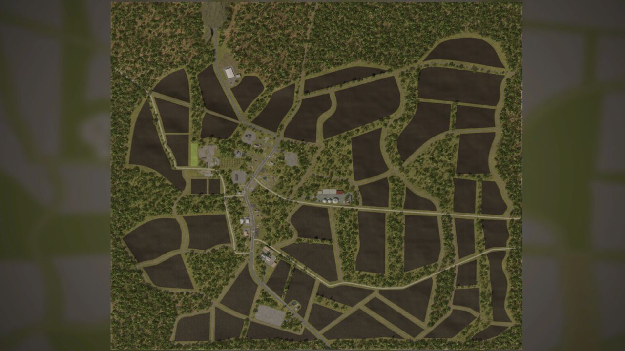 Neue Polnische Karte Przybiernowko für Farming Simulator 25 — Milchfarm und Gewächshäuser