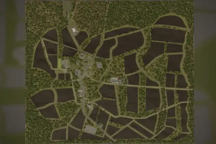 Нова Польська Карта Przybiernowko для Farming Simulator 25 — Молочна Ферма та Теплиці