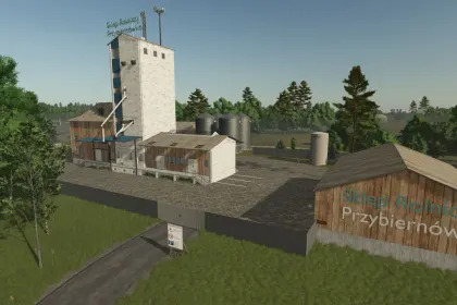 Нова Польська Карта Przybiernowko для Farming Simulator 25 — Молочна Ферма та Теплиці