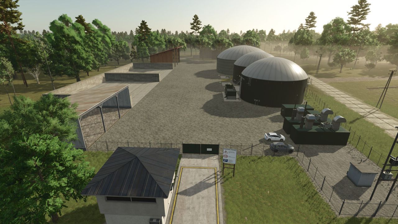 Neue Polnische Karte Przybiernowko für Farming Simulator 25 — Milchfarm und Gewächshäuser