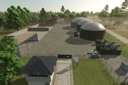 Нова Польська Карта Przybiernowko для Farming Simulator 25 — Молочна Ферма та Теплиці