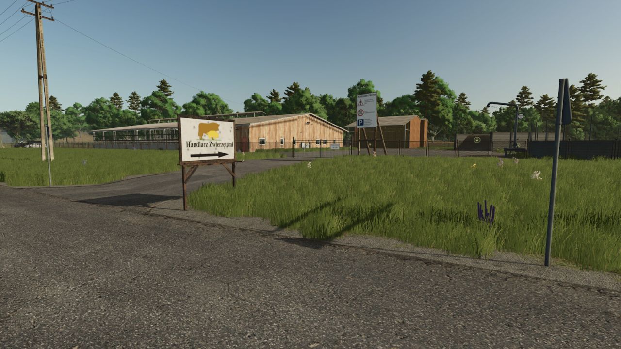 Neue Polnische Karte Przybiernowko für Farming Simulator 25 — Milchfarm und Gewächshäuser