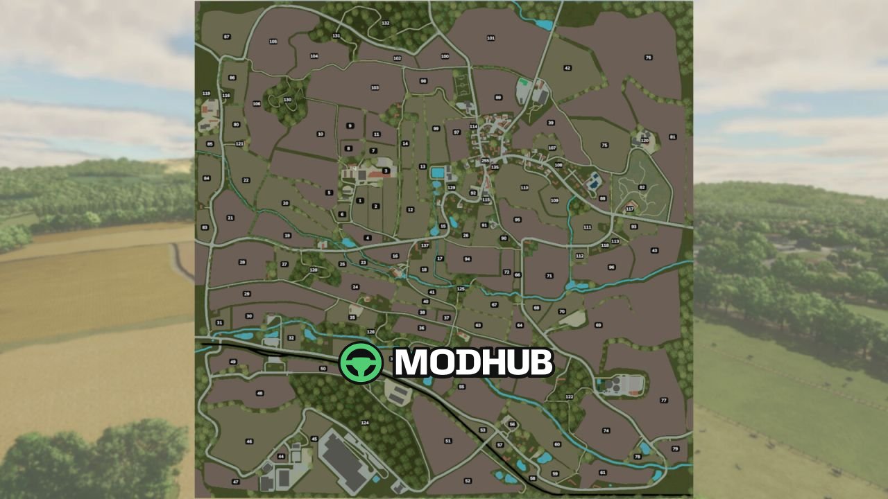 Карта The Pichonnière Valley V1.1.0.2 для FS25