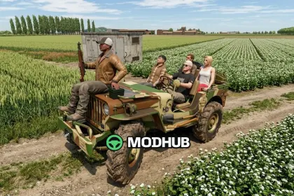 Позашляховик Army Jeep 400 HP 4×4 для FS25