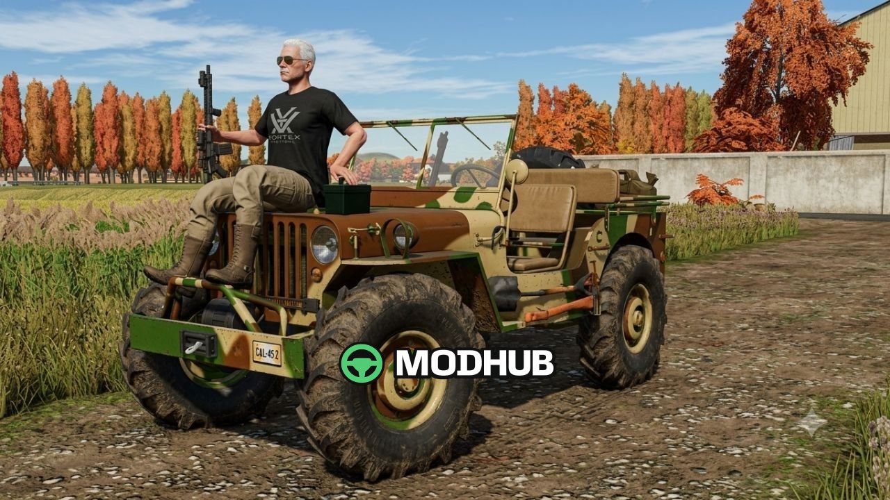 Позашляховик Army Jeep 400 HP 4×4 для FS25