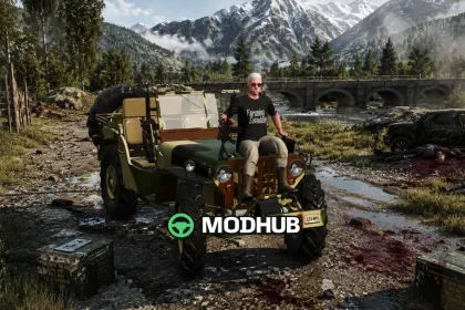 Позашляховик Army Jeep 400 HP 4×4 для FS25 — 3