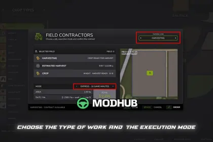 Скрипт Field Contractors V1.2 для FS25 — 3