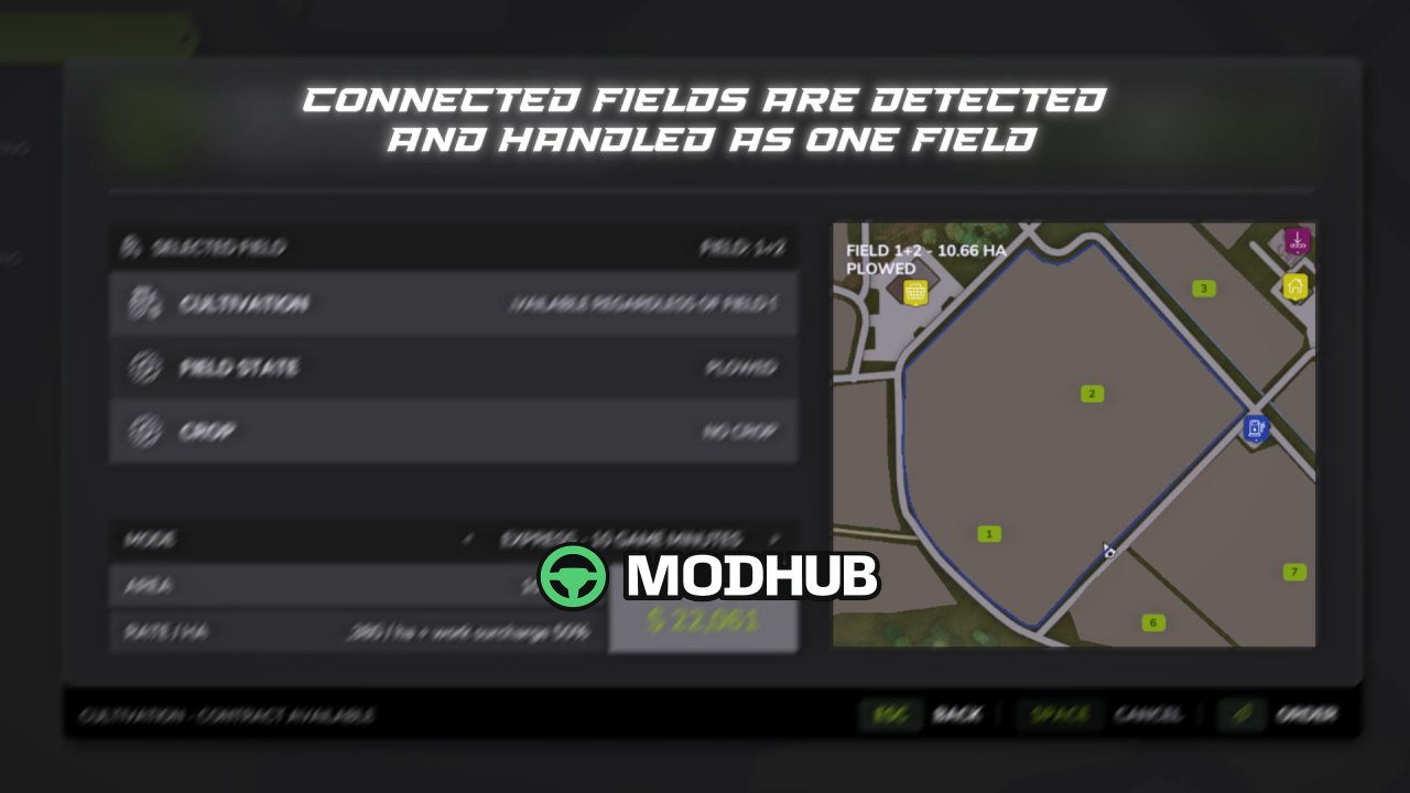 Скрипт Field Contractors V1.2 для FS25