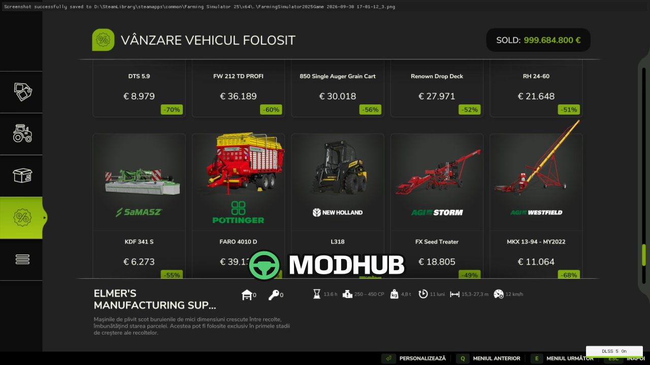 Скрипт Smart Sales V1.0 для FS25