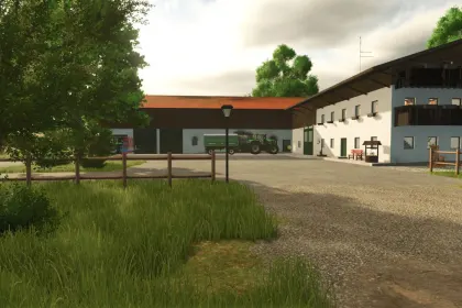 Bawarski Farm Pack Tirschner — Atmosferyczna Farma z Oborą i Domem Mieszkalnym dla FS25 — 3