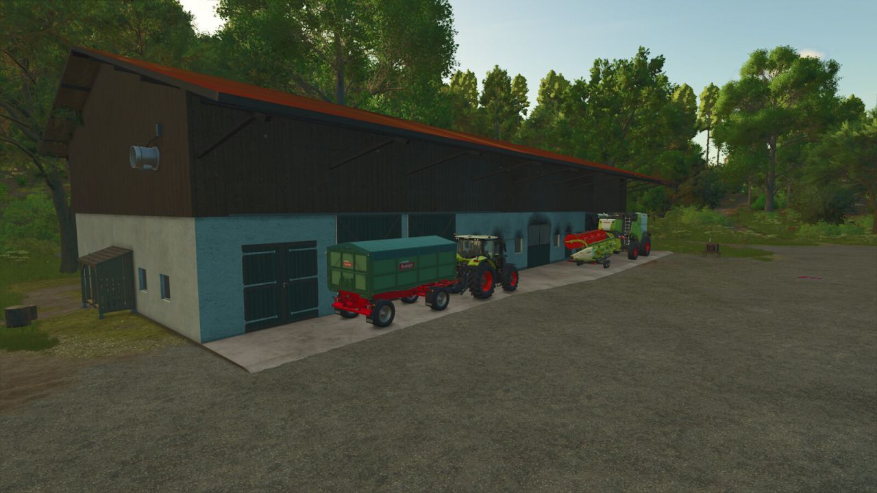 Bawarski Farm Pack Tirschner — Atmosferyczna Farma z Oborą i Domem Mieszkalnym dla FS25