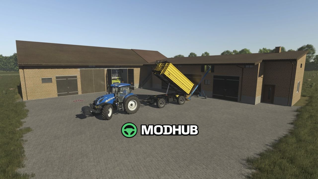 Chlew polski ze stodołą V1.0 do FS25