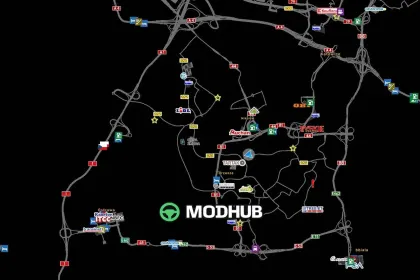 Map Silesia Rebuild in Poland v1.7.6 1.61 for ETS2 — 5