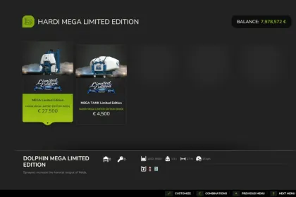 Sprayer Hardi MEGA Limited Edition for Farming Simulator 25 — 2