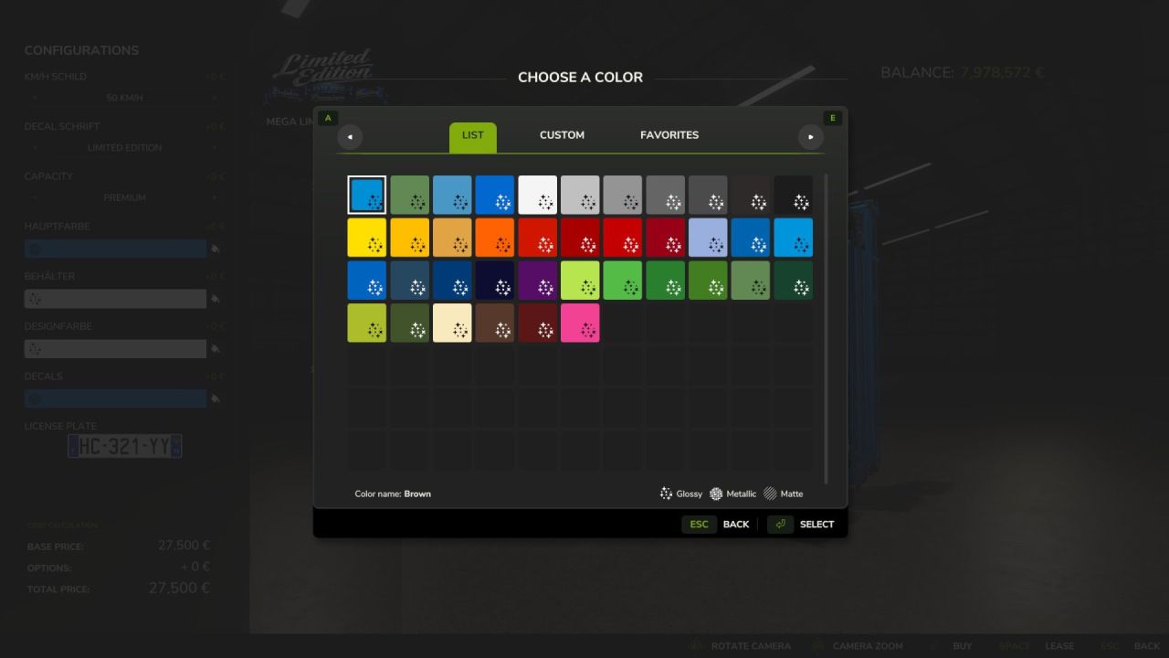Sprayer Hardi MEGA Limited Edition for Farming Simulator 25